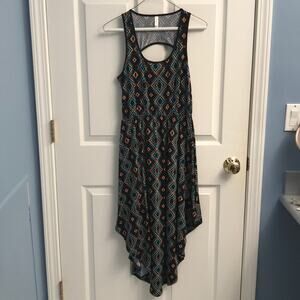 Xhilaration Midi dress with peekaboo back size Small